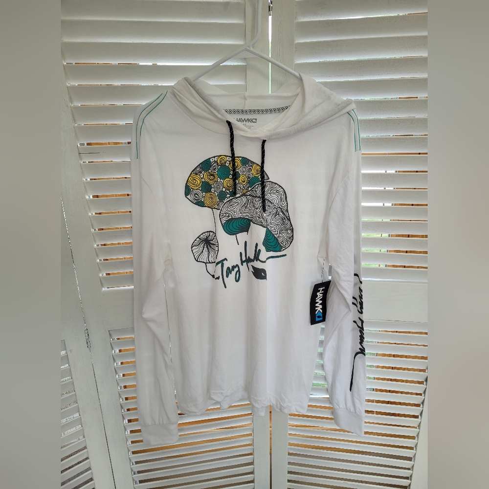 Tony Hawk Graphic Hooded Jersey Women's Size L
